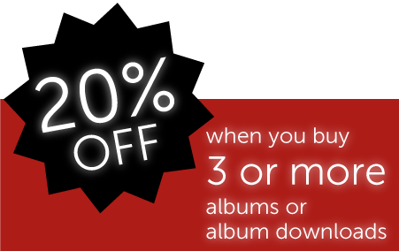 10 percent off 3 or more CDs or CD downloads